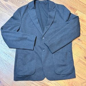 UNIQLO Dark Grey 2-Button Blazer